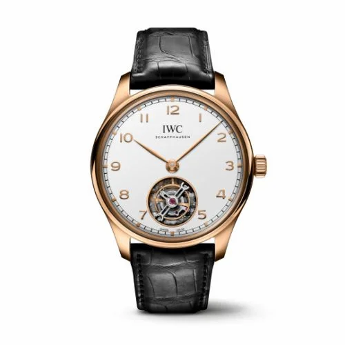 IWC Portugieser Hand-Wound Tourbillon Armor Gold / Silver IW5458-01 (IW545801)